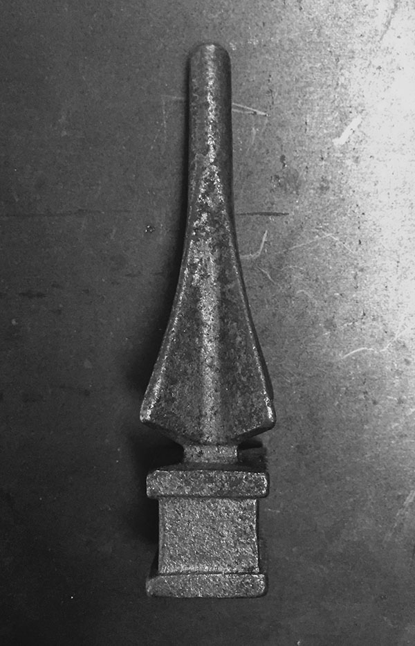 Bay Metals Ironworks floral ornamental